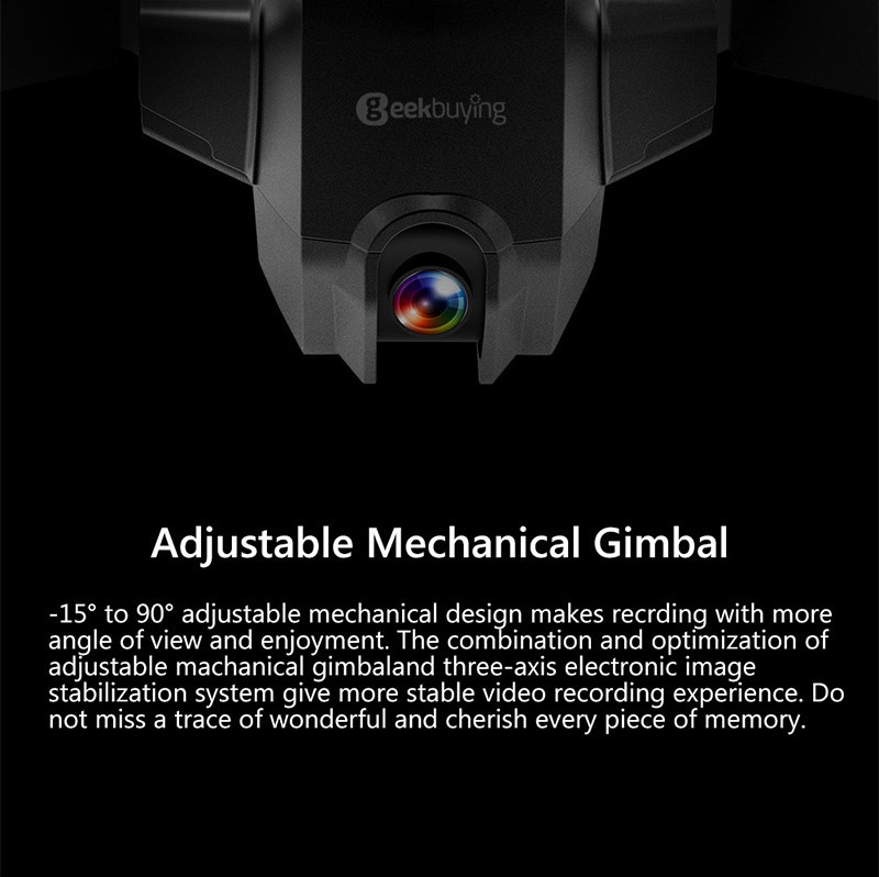 Zerotech Hesper 4K One-Axis Gimbal Camera with Target Tracking EIS Mode RC Foldable Drone - Standard Version