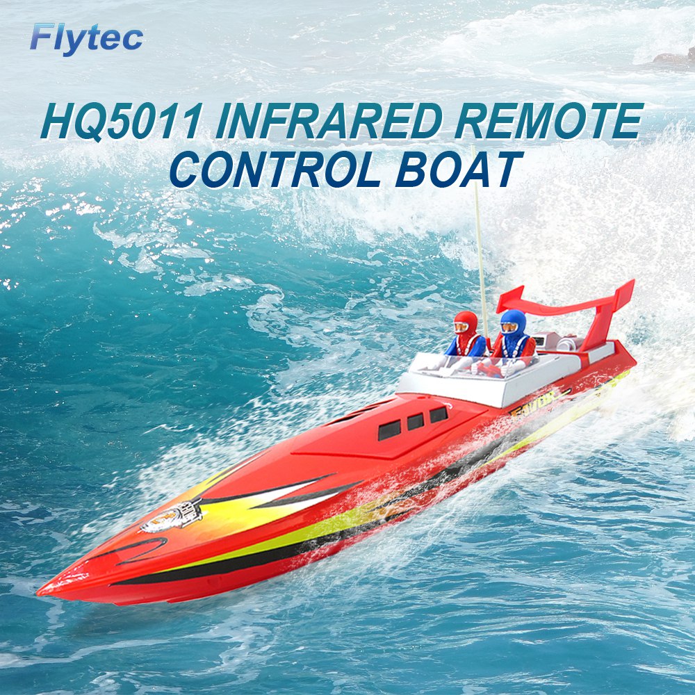 Flytec HQ5011 27Mhz RC Boat RTR Red