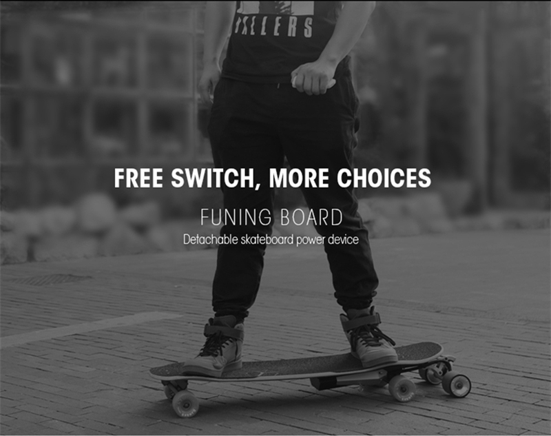 Funing Board Detachable Skateboard Booster Power Device Electric Board