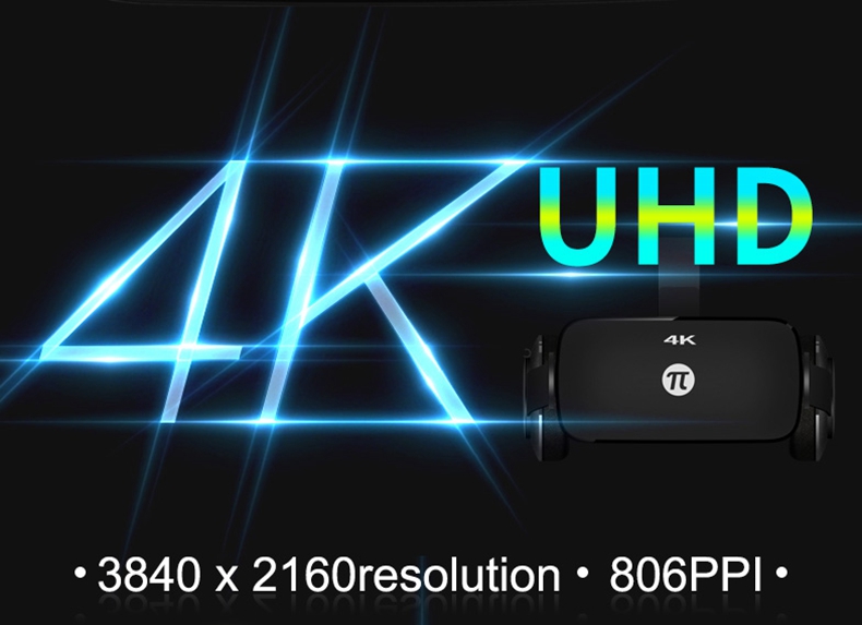 PIMAX 4K UHD 8.29MP Dual Gyroscope FOV110 IPD Adjustment 3D VR Virtual Reality Headset for PC