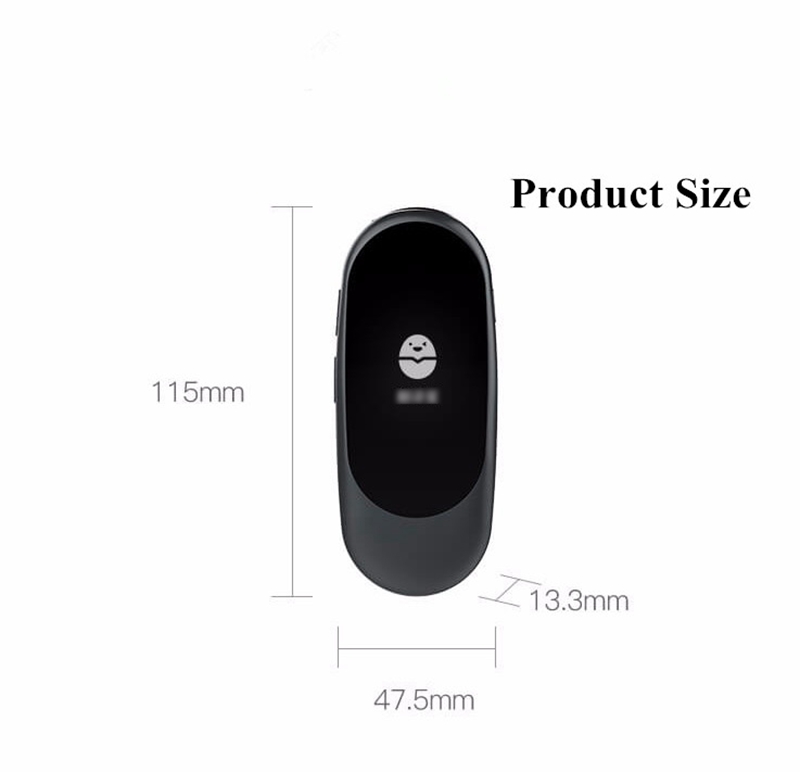 Youdao Wireless Multilingual Voice Simultaneous Language Translator Egg - White