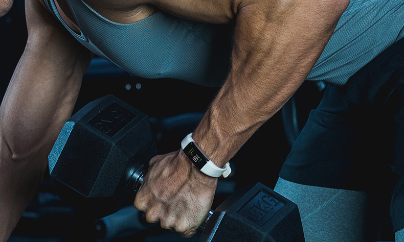 Weloop Neo Smart Bracelet GPS Dynamic Heart Rate Monitor Color IPS Screen Sports Bracelet - Black