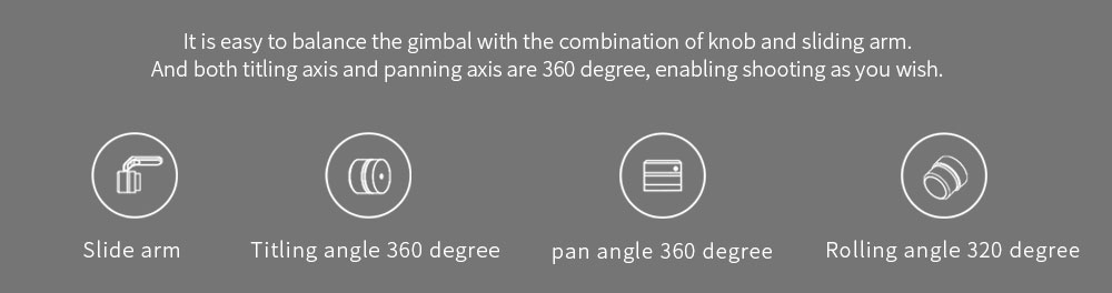 Feiyu Tech G6 3-Axis Brushless Handheld Gimbal Stabilizer for GoPro HERO6 HERO5 RX0 Action Camera