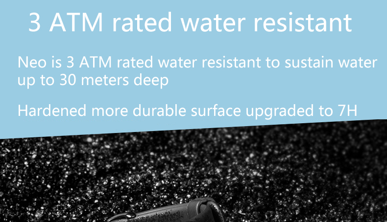 Weloop Neo Smart Bracelet GPS Dynamic Heart Rate Monitor Color IPS Screen Sports Bracelet - Black