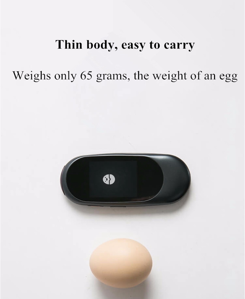 Youdao Wireless Multilingual Voice Simultaneous Language Translator Egg - White