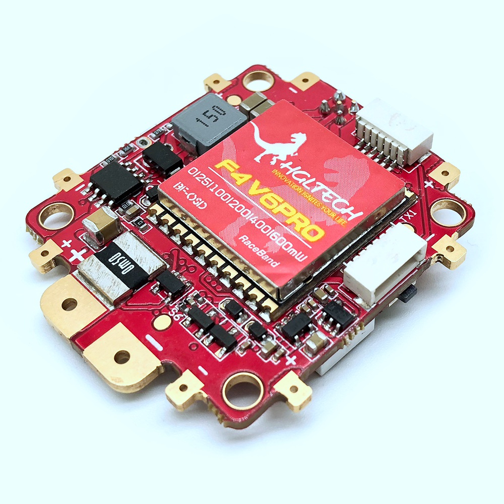 HGLRC F4 V6 PRO Flight Controller AIO OSD 5V/3A BEC PDB 5.8G 48CH VTX with Antenna Pigtail Cable - RP-SMA Female