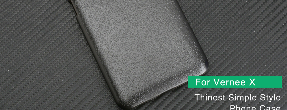 Vernee X Protective Phone Case PC Back Cover Shockproof Phone Shell - Transparent