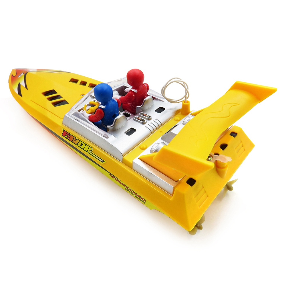 Flytec HQ5011 27Mhz RC Boat RTR Yellow