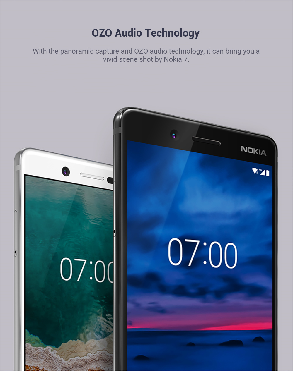 [HK Stock]Nokia 7 5.2 Inch 4G LTE Smartphone FHD Screen Snapdragon 630 Octa Core 4GB 64GB 16.0MP Cam Android 7.1 Touch ID 3000mAh Battery - Black