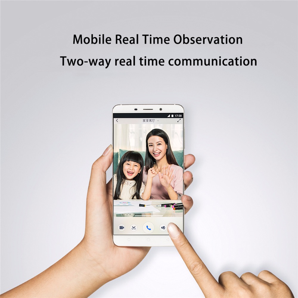 360 D503 720p WiFi IP Camera Video Monitor Two-way Audio CMOS Night Vision Home Security Camera -White