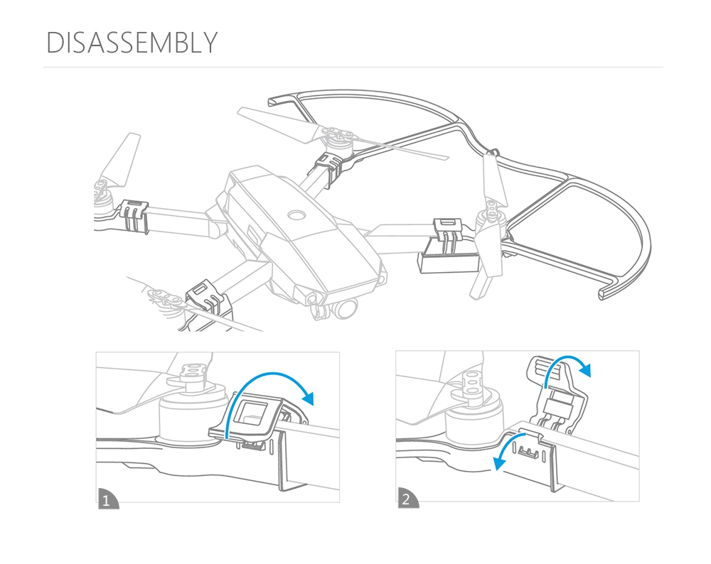 PGYTECH LED Propeller Guard for DJI Mavic Pro RC Drone