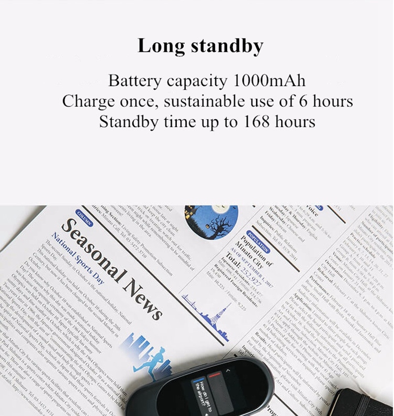 Youdao Wireless Multilingual Voice Simultaneous Language Translator Egg - White