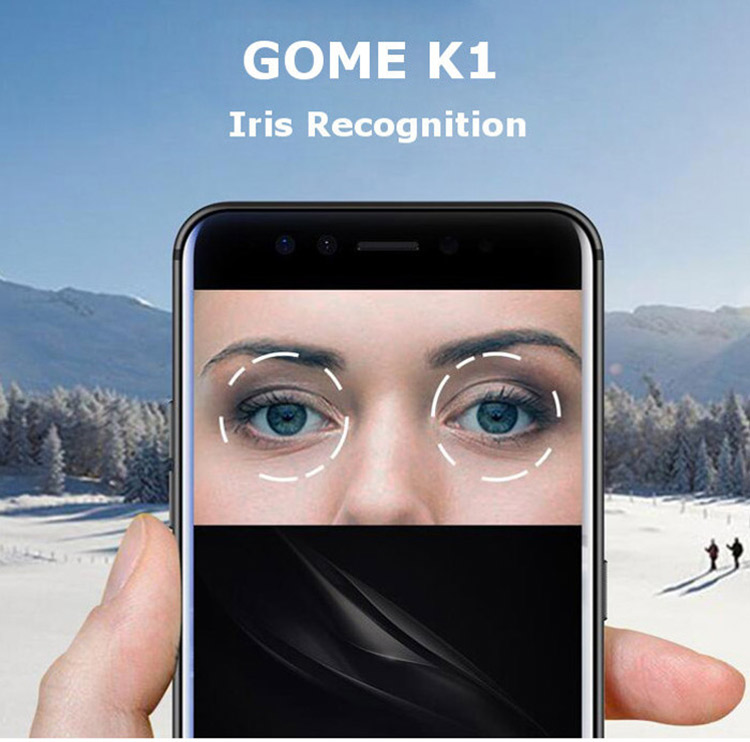 [HK Stock]GOME K1 5.2 Inch 4G LTE  FHD Screen Smartphone Helio P20 MTK6757 2.3GHz 4GB RAM 128GB ROM 16MP Android 6.0 Iris Recognition - Gray