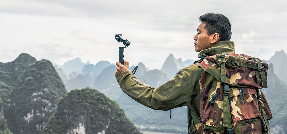 Feiyu Tech G6 3-Axis Brushless Handheld Gimbal Stabilizer for GoPro HERO6 HERO5 RX0 Action Camera