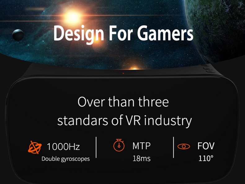 PIMAX 4K UHD 8.29MP Dual Gyroscope FOV110 IPD Adjustment 3D VR Virtual Reality Headset for PC