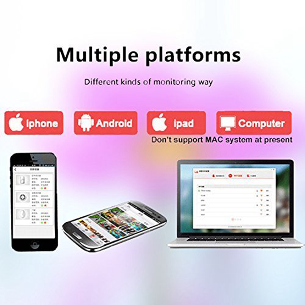 Z-Ben IP180C 720P WiFi IP Camera P2P Server Onvif Security Surveillance Network Cam Baby Monitor with Night Vision -White