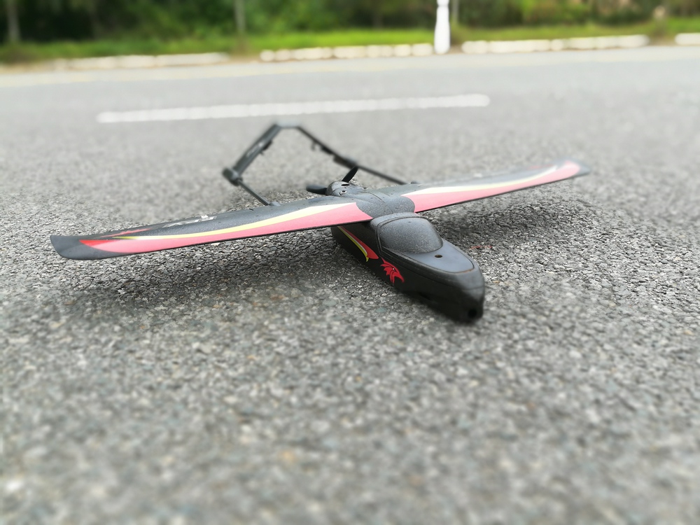 E-DO Sky Hawk-V1 940mm Wingspan EPP FPV RC Airplane Black - KIT Version