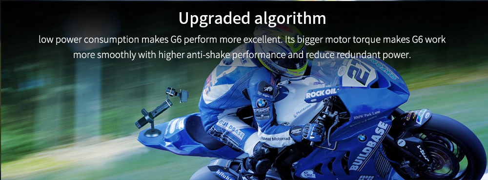 Feiyu Tech G6 3-Axis Brushless Handheld Gimbal Stabilizer for GoPro HERO6 HERO5 RX0 Action Camera