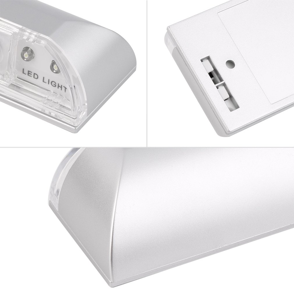 4LED IR Sensor Light Auto PIR Infrared Wireless Keyhole Motion Detection