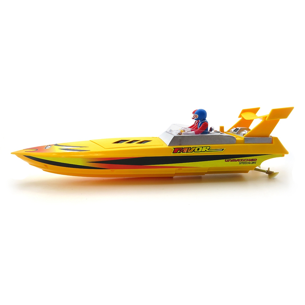 Flytec HQ5011 27Mhz RC Boat RTR Yellow