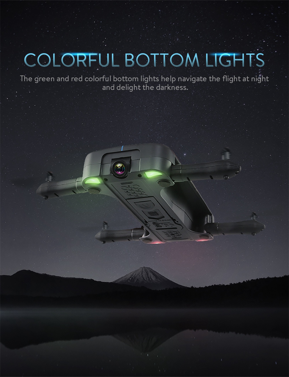 JJRC H62 SPLENDOR Aoto-Fllow WIFI FPV Foldable Drone with HD 720P Camera Optical Flow Positioning RC Quadcopter