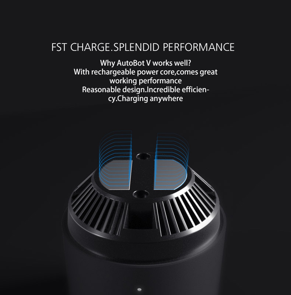 Autobot ABV001 4200PA Car Vacuum Cleaner Wireless Portable Handheld Wet Dry Multifunctional - Black