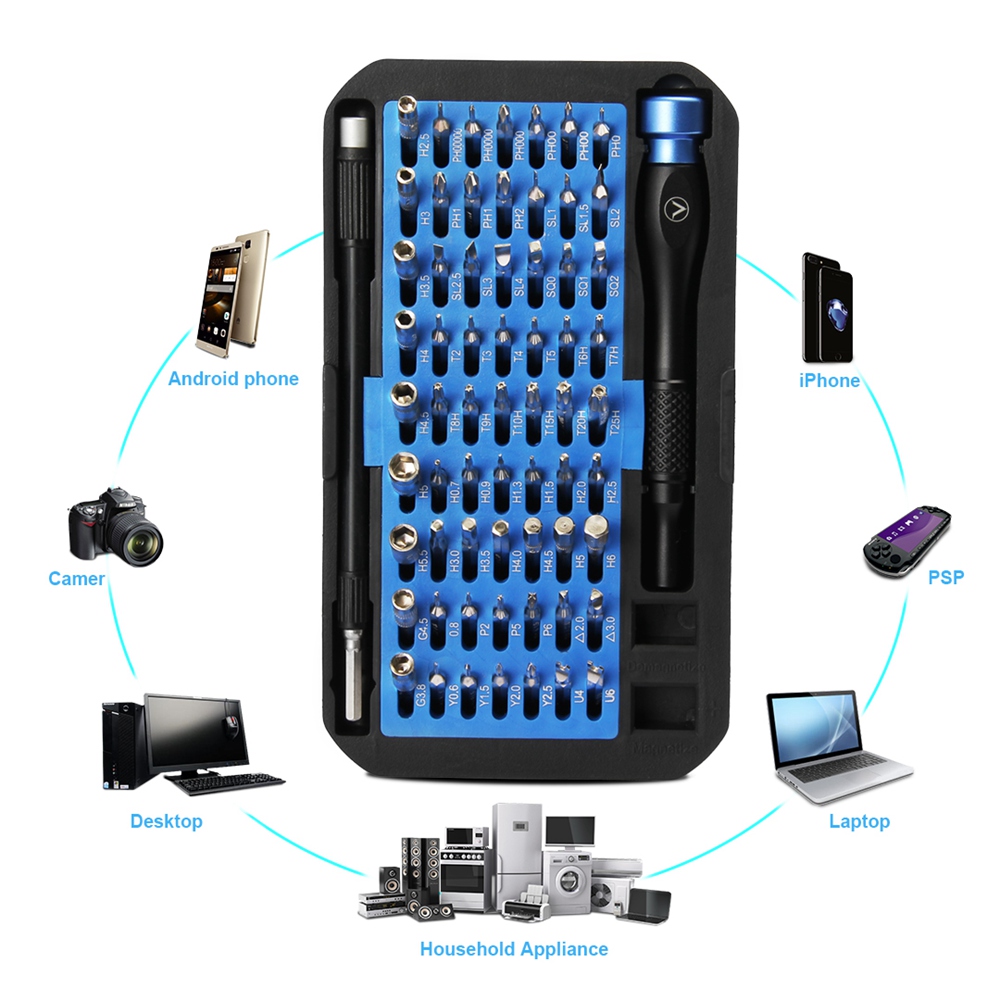 Jvmac V6 Plus 76 in 1 Multifunction Repair Tool Set