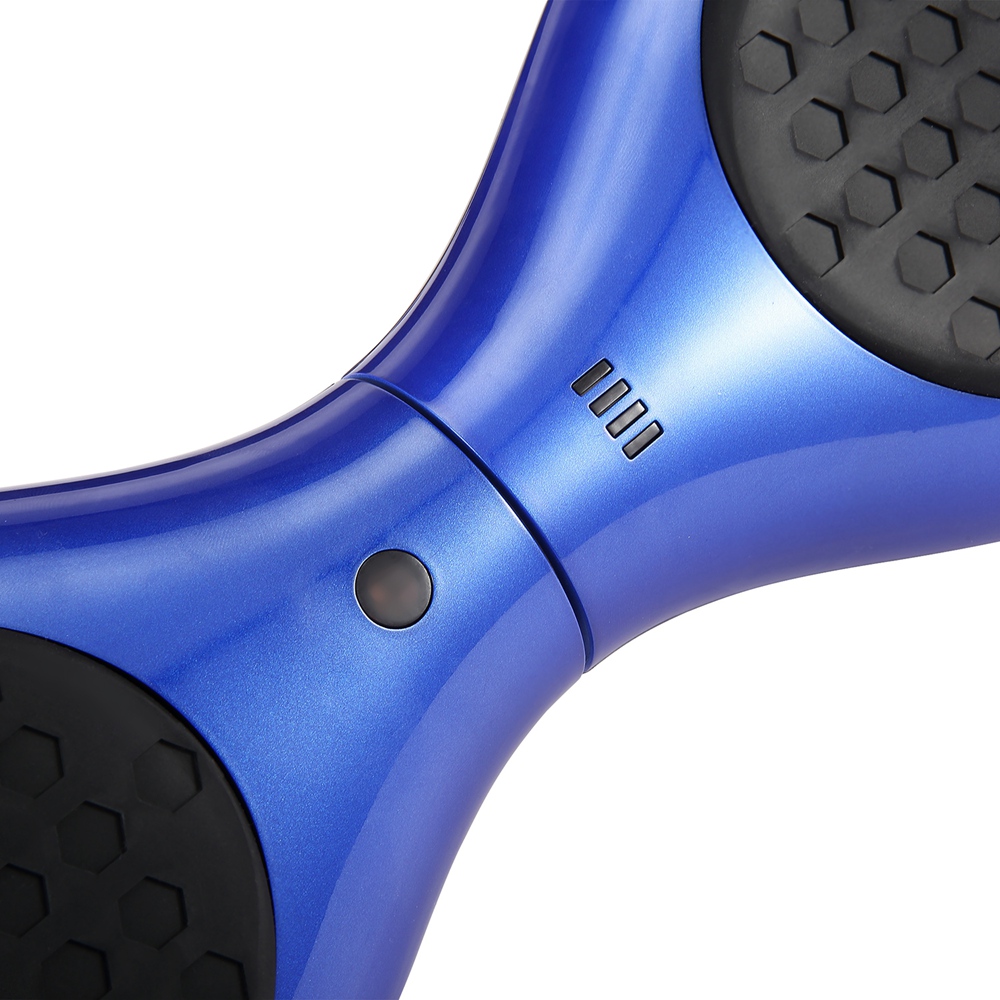 [DE Stock]Megawheels TW01S-1-Blue Electric Self Balance Scooter 6.5 Inch 4000MAH With Bluetooth Interlayer LED - Bule + Black