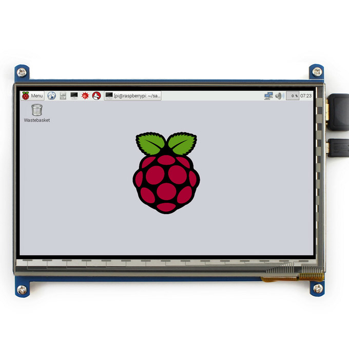 7-inch Capacitive Touch Screen LCD 1024 x 600 HDMI Interface for Raspberry Pi/BB BLACK/PC/Various Systems