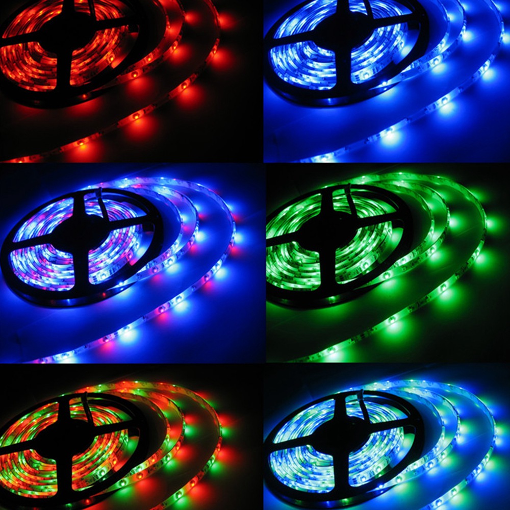 1M 30LED DC 5V SMD 5050 RGB LED Strip With Remote Control TV Bias Lighting Background Decorative Light - RGB