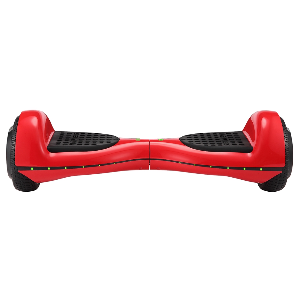 [DE Stock]Megawheels TW01S-1-Red Electric Self Balance Scooter 6.5 Inch 4000MAH With Bluetooth Interlayer LED - Red + Black