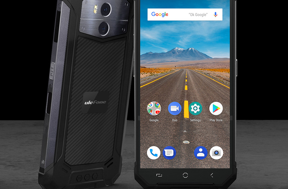 [HK Stock]Ulefone Armor X 5.5 Inch Waterproof IP68 4G Smartphone MT6739 2GB 16GB 13.0MP+5.0MP Dual Rear Cameras Android 8.1 NFC Face Recognition Wireless Charge - Rose Gold