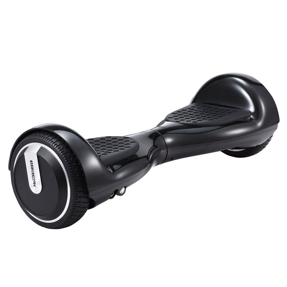 [DE Stock]Megawheels TW01S-1-Black Electric Self Balance Scooter 6.5 Inch 4000mAh With Bluetooth Interlayer LED - Black