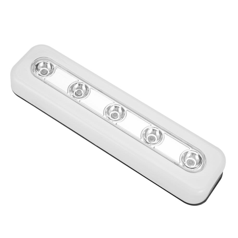 Brightness Wireless 5 LED Touch Tap Light White