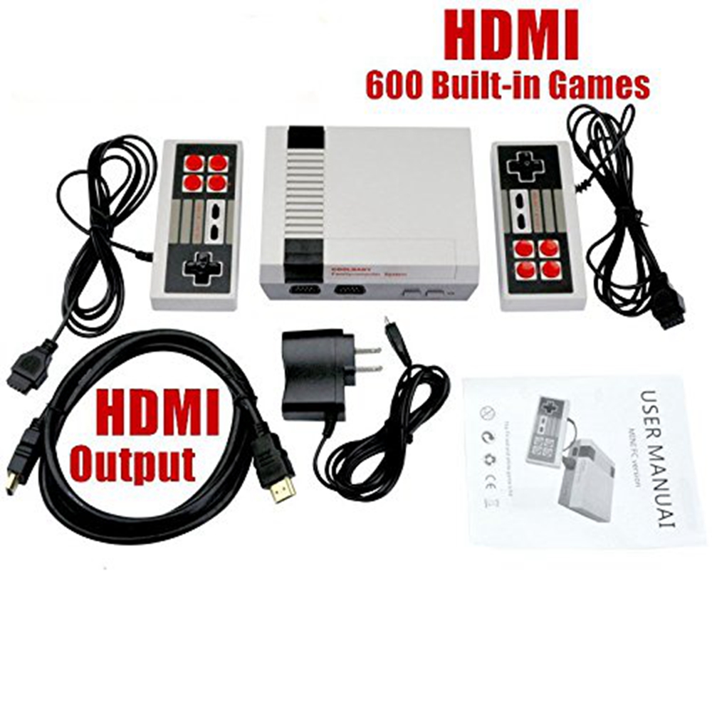 Coolbaby RS-39 HDMI Mini Retro Game Consoles Grey and White