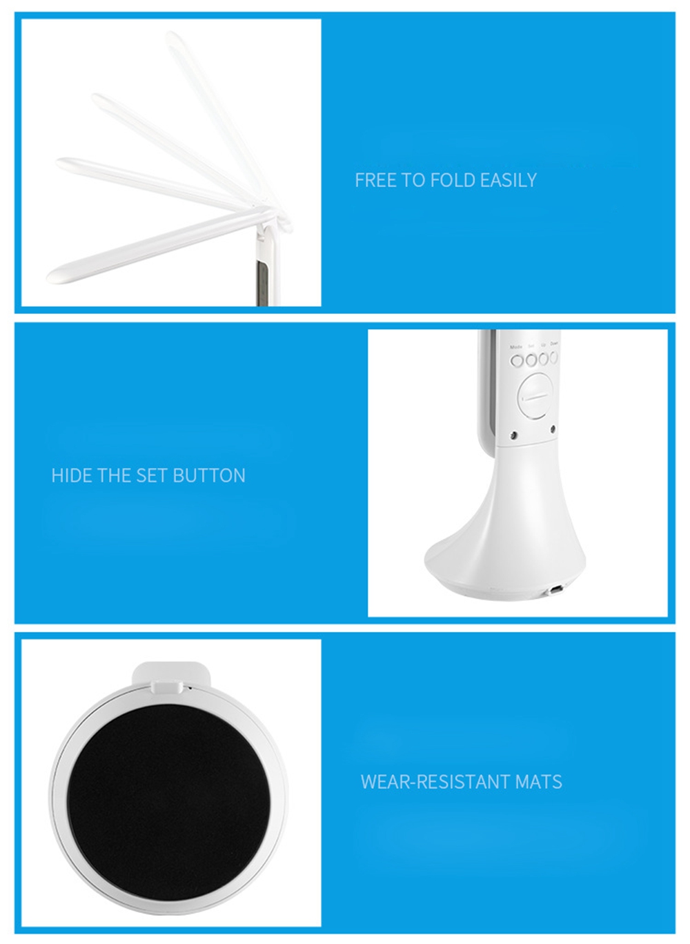 Joyroom JR-CY179 Led Eye Protection Lamp Desk Lamp Wanli Year Charge Table Lamp - White