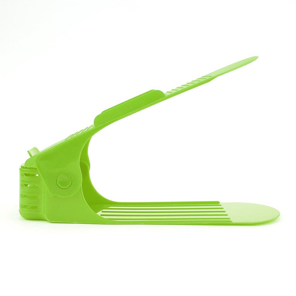 Modern Double Cleaning Storage Shoes Rack Green