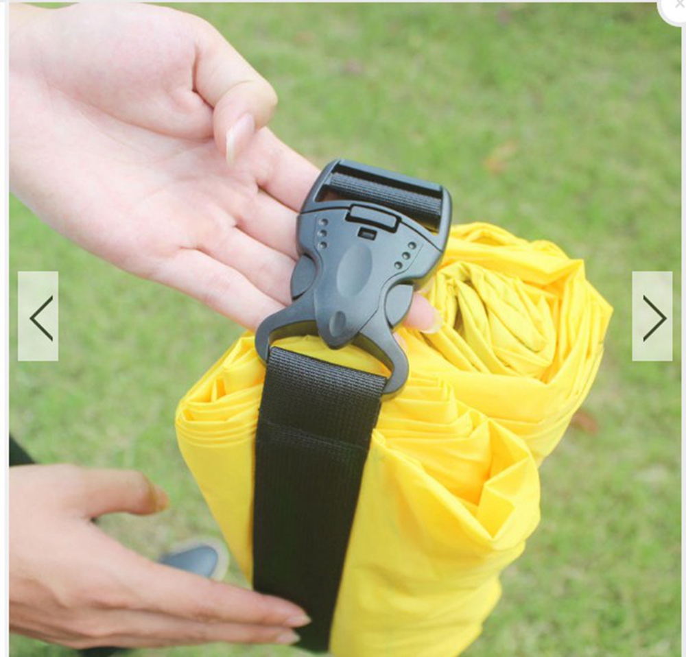 Portable Travel Lazy Sofa 210D Oxford Fast Air Inflatable Sleeping Lay Bed Lounger Max Load 300KG - Yellow