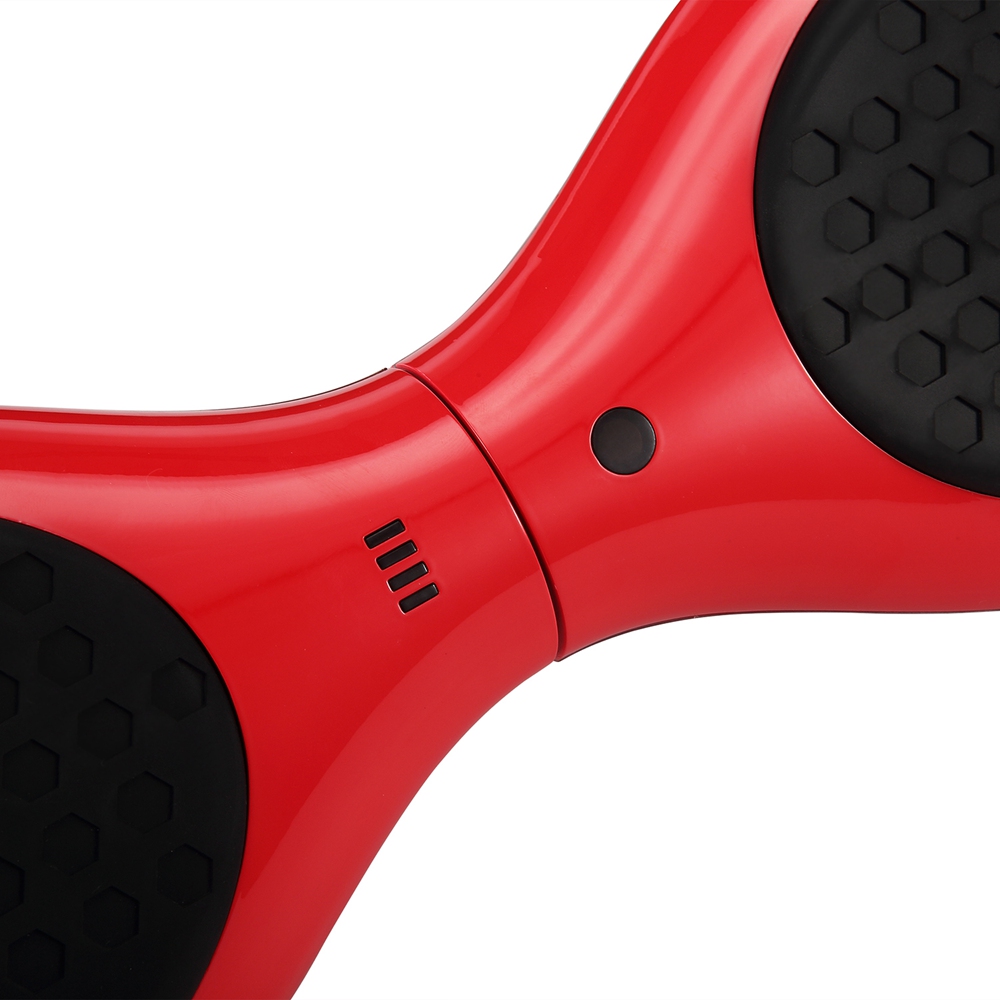 [DE Stock]Megawheels TW01S-1-Red Electric Self Balance Scooter 6.5 Inch 4000MAH With Bluetooth Interlayer LED - Red + Black