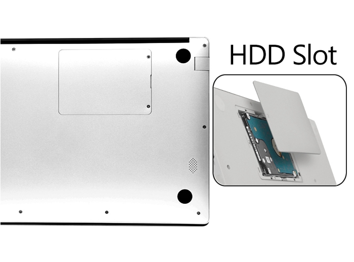 YEPO 737A6 Laptop Intel Apollo Lake N3450 Quad Core 15.6 inch IPS Screen 1920*1080 Windows 10 6GB DDR3 500GB HDD - Silver