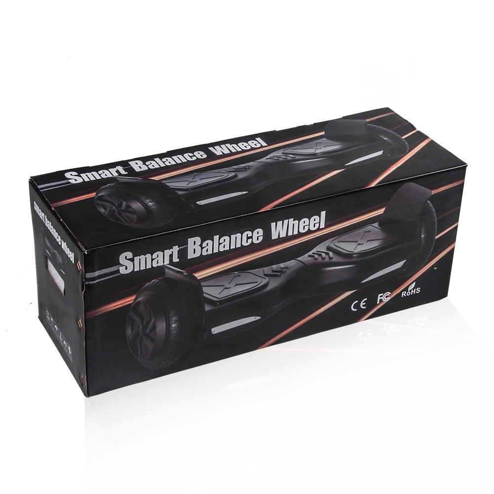 [DE Stock]Megawheels X1-Black Hummer Self Balance Electric Scooter 6.5 Inch With Remote Control Bluetooth Speaker - Black