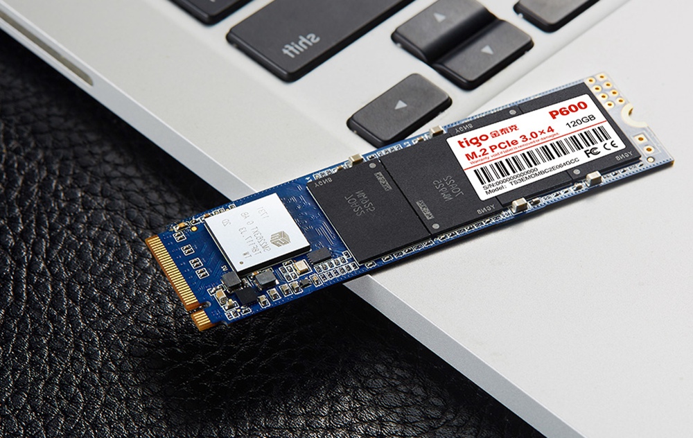 Tigo P600 120GB M.2 2280 Interface High Speed SSD Solid State Drive Hard Disk Support Laptop / PC - Blue