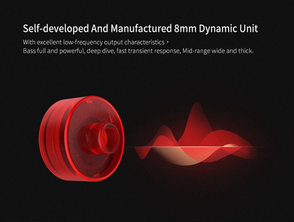KZ ZSA Metal Earphone Armature and Dynamic Hybrid In-ear Sport HiFi Bass Noise Cancelling - Black and Red