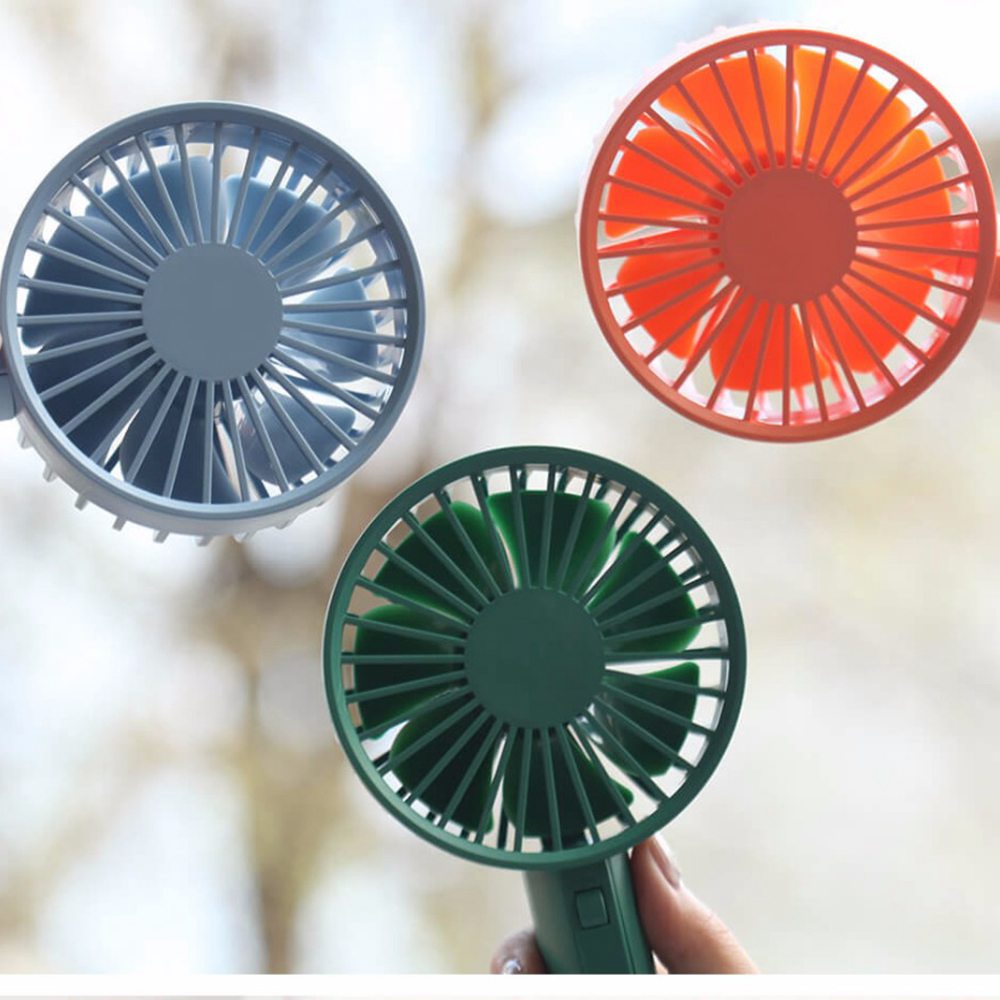 Xiaomi VH Portable Handheld Fan Seven Fan Blade 3 Grear USB Rechargeable Fan -Green