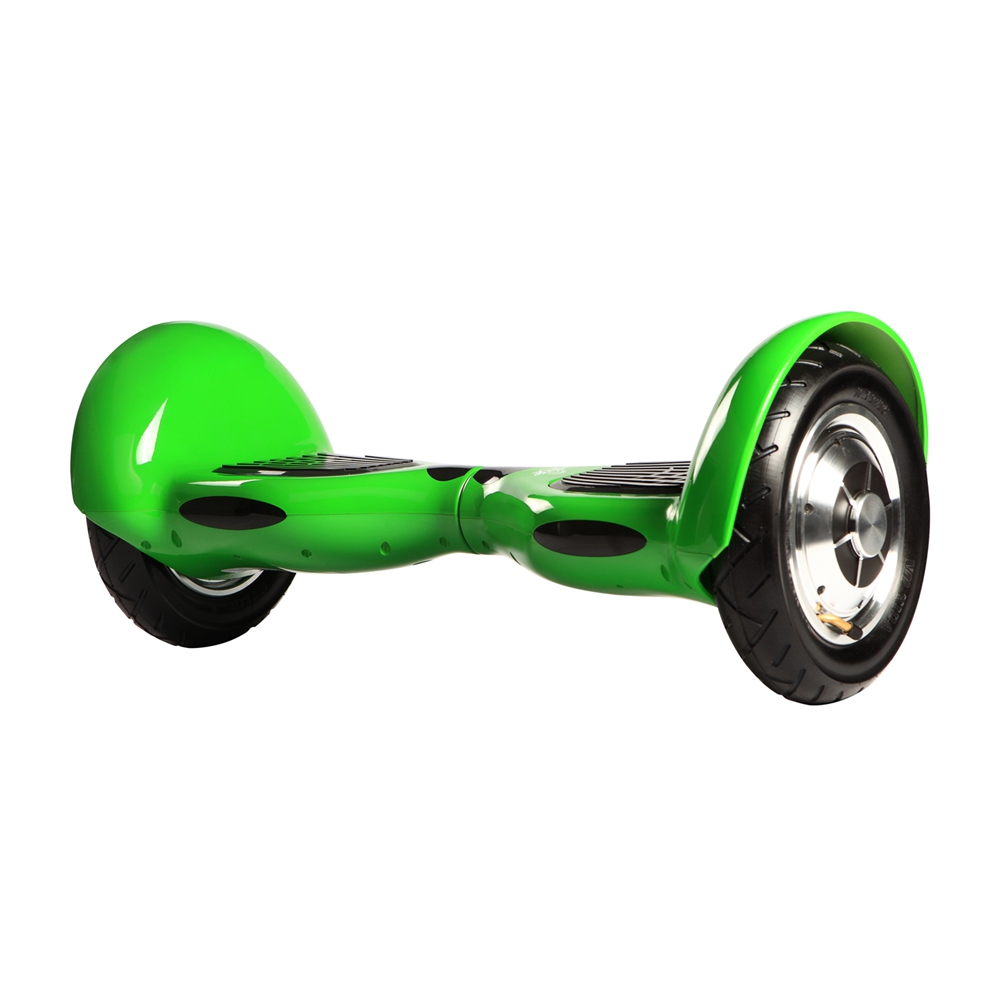 [DE Stock]Megawheels TW03-Green Electric Self Balance Scooter Bluetooth 350W 4000mAh Motor 10 Inch Tire EU Plug - Green + Black