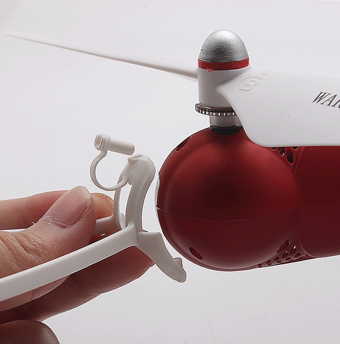 Syma X25W WIFI FPV RC Quadcopter RTF Double GPS Follow Me Mode with Adjustable 720P HD Camera - Red