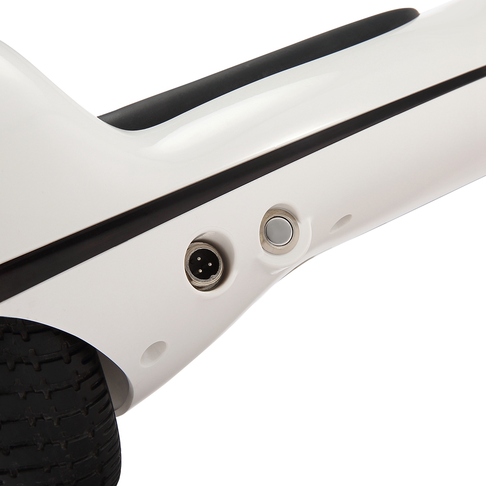 [DE Stock]Megawheels TW01S-1-White Electric Self Balance Scooter 6.5 Inch 4000MAH With Bluetooth Interlayer LED - White