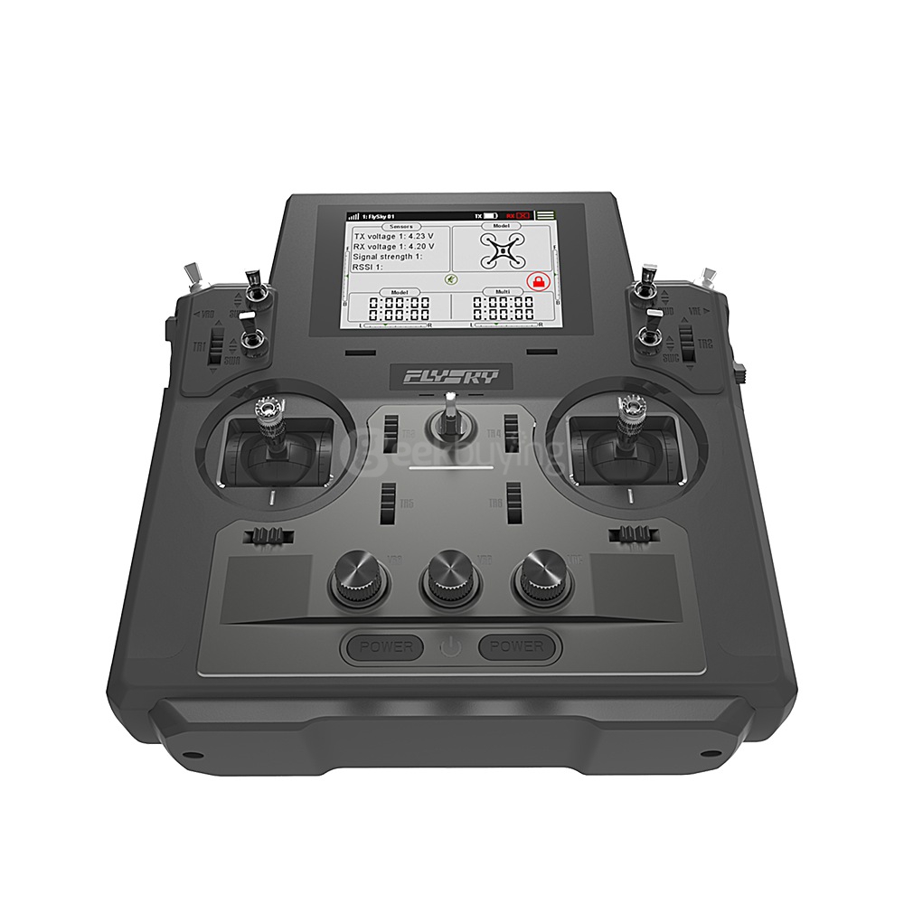 Flysky FS-FT18 Paladin 2.4G 18CH Transmitter with HVGA 3.5-inch TFT Screen for FPV Racing Drone RC Airplane