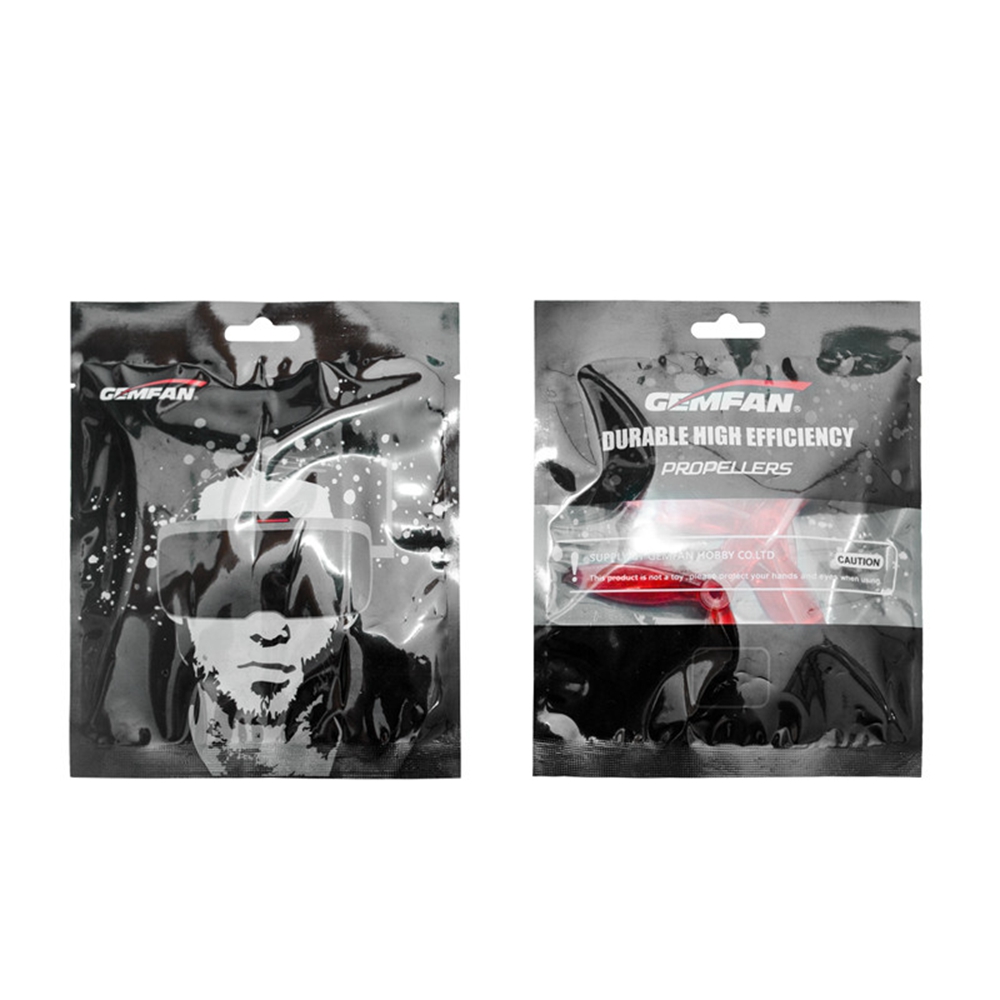 Gemfan Flash 5149 5.1 X 4.9 3-Blade 5mm Mounting Hole CW CCW Propeller - Red