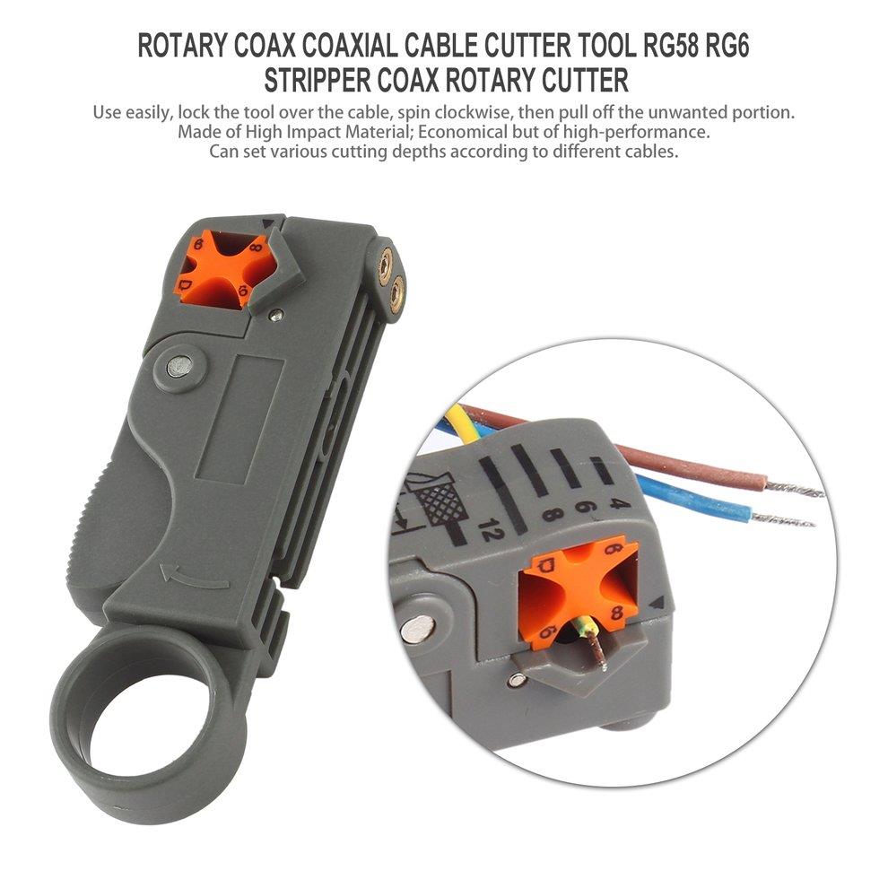 Rotary Coaxial Cable Cutter Tool